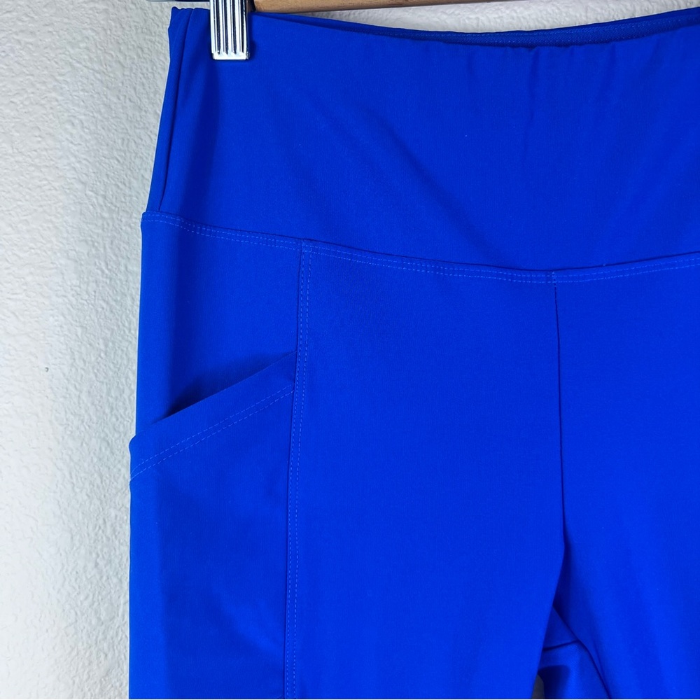 Women’s Marika Cobalt Blue Athletic Yoga Leggings with sporty pockets size small - Picture 3 of 5